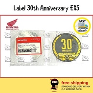 86811-K76 HONDA EX5 DREAM Label Emblem Timbul Anniversary Leg Shield / Sticker Stiker Lambang Kepak 