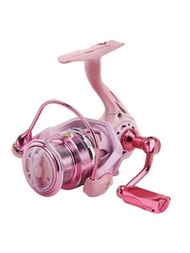 粉色馬卡龍風格釣魚捲線器