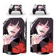 Anime Kakegurui PS5 Standard Disc Edition Skin Sticker Decal Cover for PlayStation 5 Console amp; Controller PS5 Skin Sticker Vinyl
