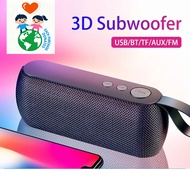 Bass Stereo Portable Bluetooth Speaker Wireless Mini, Louder Volume Spiker