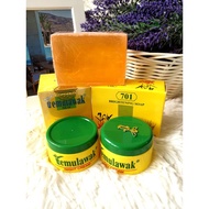(3 Items) Authentic Temulawak Set Day and Night Cream Whitening Cream 15 grams + Sabun 85 grams