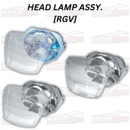 HEAD LAMP ASSY. SUZUKI RGV / LAMPU DEPAN RGV (BASE AND LENS) & (LENS ONLY)