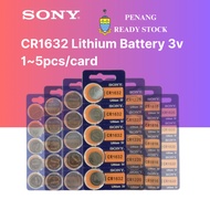 Sony CR1632 Original Lithium Watch Battery 3v DL1632 1632 电池 Bateri Wholesale price