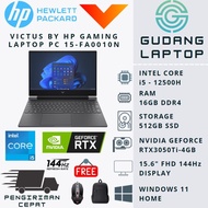 LAPTOP GAMING HP VICTUS 15 i5 GEN 12 16GB RAM 512GB 1TB SSD RTX3050Ti