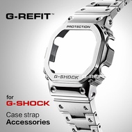 G-Refit 316 Stainless Steel DW5600 GW-B5600 G5600E Metal Case Strap GW-M5610 Bezel Watch Strap/Case 