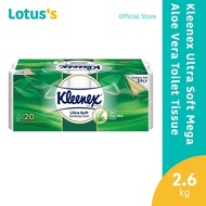 Kleenex Ultra Soft Mega Aloe Vera Toilet Tissue (20 Rolls x 190's)