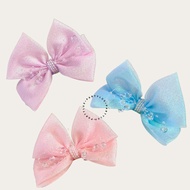 Crystal Bow Pearl Hair Clip for Girls JA329 Cute Korean Hair Clip for Kids