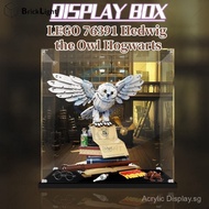 BrickLight™for❤️Doll Display Box Transparent Storage Box Lego 76391 Hogwarts Hedwig Harry Potter Dus