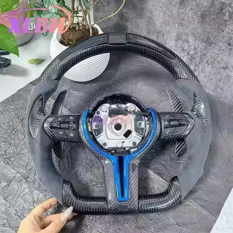 Applicable for BMW X3 X4 X5 M2 M4 M8 F10 F15 F20 F22 F30 E90 E91 Customized carbon fiber steering wh