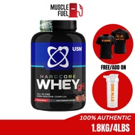 Usn Whey Gh Hardcore Whey Gh Protein Powder  Complex Halal Whey Susu Protein Usn (1.8kg)
