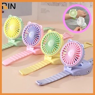 Mini Watch Fan For Kids Boys Girls Cooling Effect Hand-held Outdoor Fold 90 Degrees