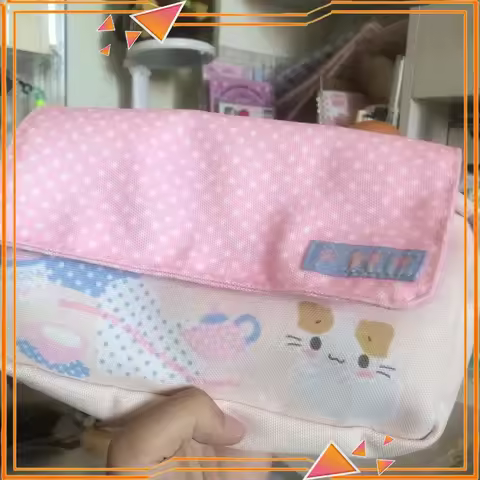 Kawaii Melody Masyumaro Fluffy Fuwa Nyanko Cat Pencil Case Cute Pencil Pouch Storage Organizer Makeu