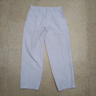 Preloved long white trousers, uniform brand / BUS 262