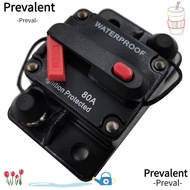 PREVALENT Circuit Breaker Switch, Metal Recoverable Circuit Breaker, Durable Overcurrent Protection 
