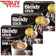 AGF - AGF - Blendy Stick即溶意式濃縮咖啡拿鐵歐蕾 微糖 27條 盒裝 X3平行進口 976412