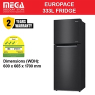 EUROPACE ER5371W 333L 2-DOOR FRIDGE | Top Freezer | ER5371WGM | 3 Ticks