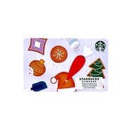 Cookie Decorating Starbucks Card Holiday 2021 US Paper Card