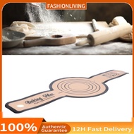 Silicone Bread Sling for Oven Non Stick Easy to Clean Reusable Round Baking Mat with Long Handle 0.7
