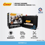 [ Installation Provided ] 75D23L Century Continental MF (SDFC) Car Battery Bateri Kereta Preve | Toy