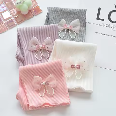 Kids Leggings Cute Bow Kids Clothes for Girls Baby Kids Leggings for Girls 2 To 7 Years Children Leg