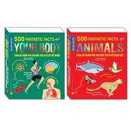 Book - Discover 500 Interesting Things About the Human Body + Animals with Your Baby - Minh Thang