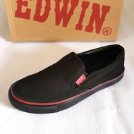 EW2119 Edwin Black School Shoes Original Kasut Sekolah Hitam Edwin
