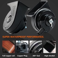 Pair Snail Horns High Low Tone 12V 400Hz-500Hz For Honda Jazz/Fit 2001-2002 Civic 2000-2015 Insight 