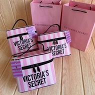 Cosmetic Makeup Pouch Bag VS Zipper Top Sturdy 18x13x8cm Outer material: synthetic leather Inner mat