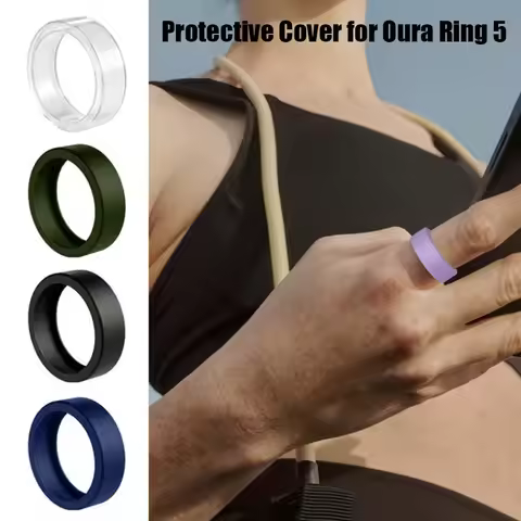 Protective Cover For Oura Ring 5 Protector Anti Scratch Soft Silicone Shell For Oura Ring 5 Case Ski