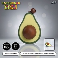 GANTUNGAN Avocado Clicker Keychain - Unique Keychain, Creative Keychain, Clicker Keychain, Keychain,