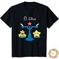 Libra Horoscope children's clothes - September October Birthday Anime Zodiac T-Shirt