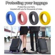 【HOT】8Pcs/set Luggage Wheel Protector /Suitcase Wheels Ring Rubber Ring Protector/Luggage Wheel Cover Protector /Rubber Caster for Suitcase Travel Protection