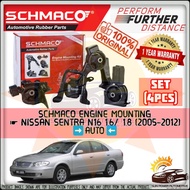 Nissan Sentra N16 1.6 / 1.8 (2005-2012) ( AUTO ) SCHMACO ENGINE MOUNTING SET