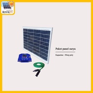 PAKET PANEL SURYA 50WP SOLAR PANEL 50WP SOLAR CELL 50WP - BIMA SAKTI7