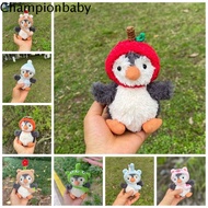 CHAMPIONBABY Hand Crocheted Jellycat Peanut Penguin Headgear Cute Plush Peanut Penguin Doll Hat Doll