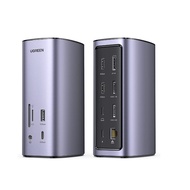 UGREEN USB-C DOCKING STATION USB-C 10G+ USB3.1+ 2*USB3.0+ DP 4K 60HZ+ RJ45+ SD/TF+ 2*HDMI + PD+ 3.5M