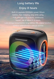 SY Soonbox S6600 ลำโพงบลูทูธ 40วัตต์ ไมค์คู่ พร้อมไฟRGB  เบสแน่น รุ่นใหม่2025