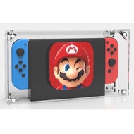 Switch/Oled 開孔 散熱 防塵罩(三款) 任天堂 底座 主機 超級瑪利歐兄弟 遊戲機 保護罩 透明 保護殼 馬里奧 瑪利奧 The Super Mario Bros. Game Transp