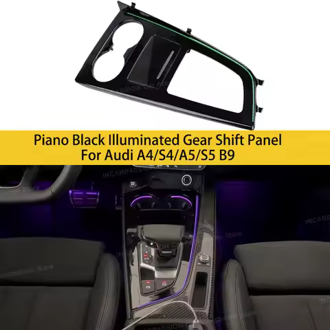 32 colors Piano Black Center Console Ambient Light for Audi A4/S4/A5/S5 B9, A4 A5 Saddle Ambient lig