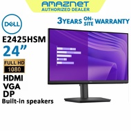 DELL E2425HSM 24" Monitor DisplayPort/HDMI Dual Built In Speaker Adjustable Stand Monitor 3 YEARS WA