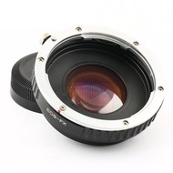 0.72x 減焦增光玻璃接環適配富士 X mount FX 無反相機轉 Canon EOS EF , M42 , FD, MD, NIKON G 鏡頭
