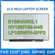 15.6" IPS Laptop LCD Screen NV156FHM-N4S fit B156HAN02.1 AA FA ZA N156HCA-EAC Rev.C1 LP156WFH-SPP3 M
