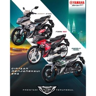 ORIGINAL HLY YAMAHA Y16ZR V2 ABS COVERSET SIAP TAMPAL STICKER COVER SET BODYSET BODY SET Y16 100%ORI