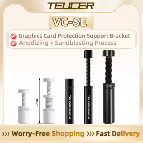 TEUCER VC-Plus White Graphics Card GPU Support Bracket Video Card Sag Holder Bracket GPU Holder Anti