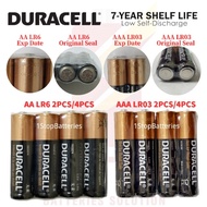 Original OEM DURACELL Alkaline 1.5V AA LR6 MN1500BK, AAA LR03 MN2400 Shrink Pack Battery Anti-Leak 7