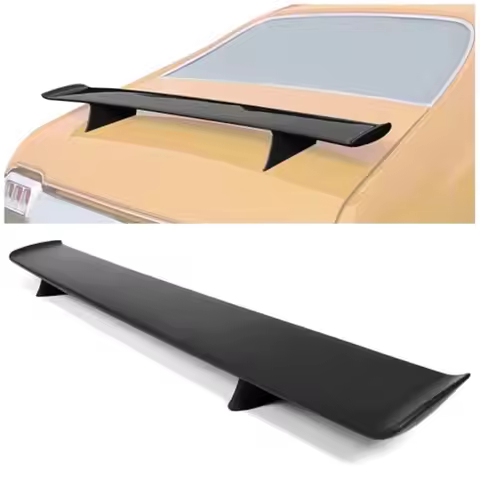 3Pcs Trunk Spoiler Compatible with 19681972 Oldsmobile 442 Cutlass Rear Trunk Lid Wing Lip Splitter 