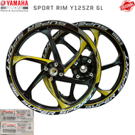 SPORT RIM YAMAHA 5 BATANG FULL CHOP Y125ZR 100% ORIGINAL 5L Cast Wheel WITH Bearing BUSH FORGING 5XK