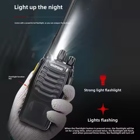 Practical bestseller BAOFENG BF-888SD Upgraded Walkie Talkie One-key Frequency Matching, Type-C Char