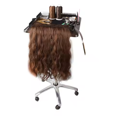 Salon Trolley Cart Barber Beauty Salon Cart Trolley Organizer Salon Station Hair Extensions Rolling 