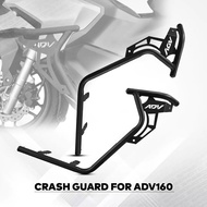 Honda ADV 160 CBS&ABS Version Half Crash Guard Heavy Duty with ADV 160 Logo Design